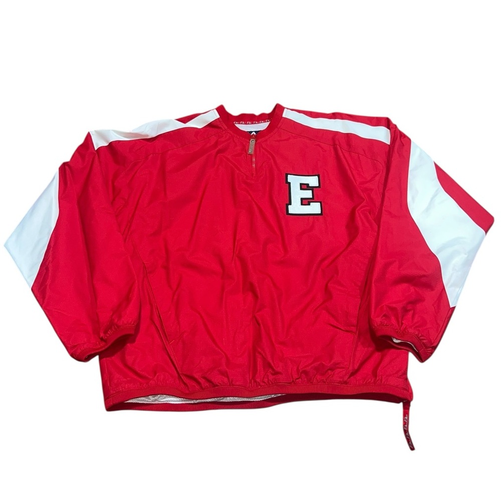 VTG 90s Elyria High School Ohio Pioneers Baseball Windbreaker Jacket M Majestic